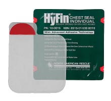 Прозрачный клейкий пластырь (6х6 дюймов) HyFin Chest Seal North American Rescue