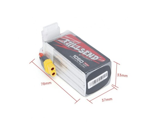 Аккумулятор iFlight Fullsend 1050мАч 6S 120C LiPo (XT60)