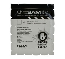 Кровоостанавливающая салфетка 10 х 10 см ChitoSAM Sam Medical