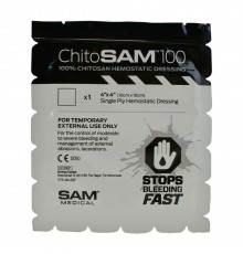 Кровоостанавливающая салфетка 10 х 10 см ChitoSAM Sam Medical