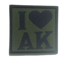 Шеврон "I LOVE AK"