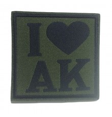 Шеврон "I LOVE AK"