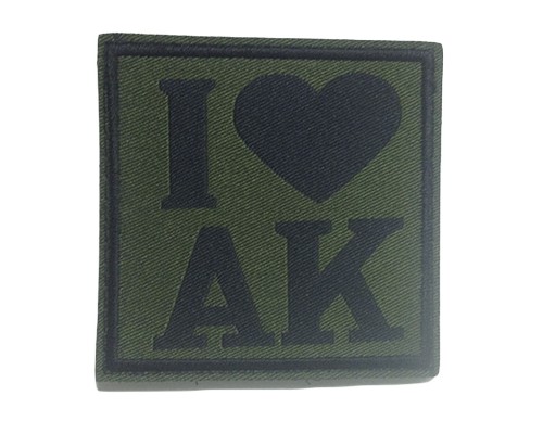 Шеврон "I LOVE AK"