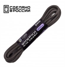 Шнурки CORD Паракордовые 200см (черный-хаки)