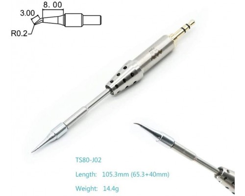 Жало TS-J02 для паяльника TS80