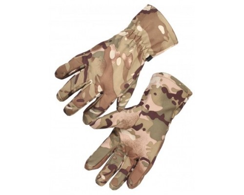 Перчатки тактические Softshell Tactical Gloves, Waterproof (для влажной и холодной погоды), цвет Multicam (Мультикам)