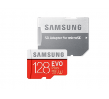 Карта памяти 128Gb Samsung EVO Plus microSDXC Class 10 UHS-I U3 + SD адаптер