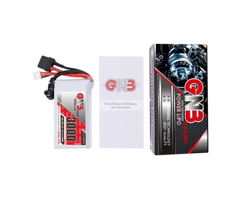 Аккумулятор GNB 3000mAh 2S 5C LiPo для очков Skyzone / Fatshark (XT60, DC5.5)