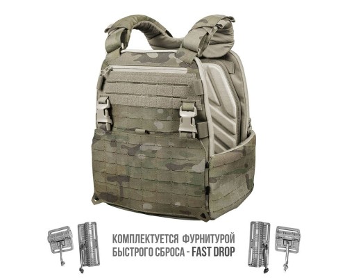 Плитоносец Stich Defense mod.3 MOLLE-MINUS (с быстросбросом FAST DROP)