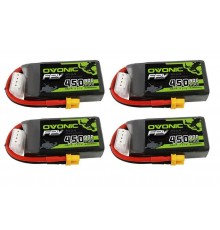 Аккумуляторы OVONIC 450мАч 80C 3S LiPo (XT30) (4 шт.)