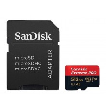 Карта памяти 512Gb SanDisk Extreme Pro microSDXC Class 10 UHS-I U3 V30 A2