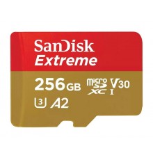 Карта памяти 256Gb SanDisk Extreme microSDXC Class 10 UHS-I U3 V30