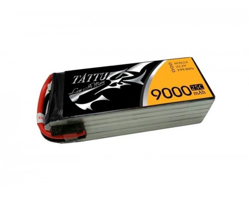 Аккумулятор Tattu 9000мАч 6S 25C 22,2В LiPo