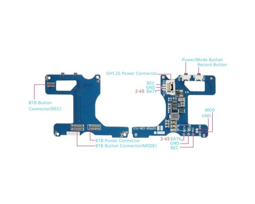 TPU кейс с/без платы BEC для Naked-камеры (GoPro HERO8) (iFlight)