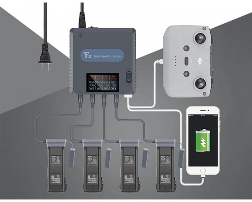 Зарядное устройство DJI Mavic 3 (С дисплеем) (YX)