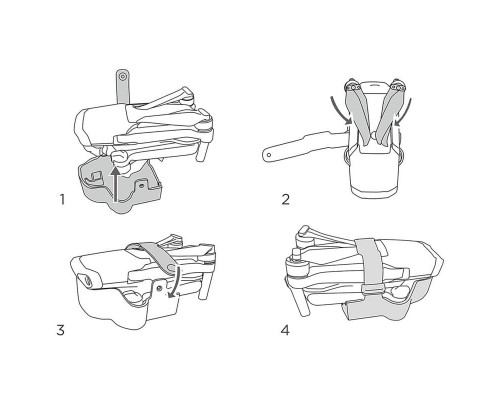 Фиксатор пропеллеров DJI Mavic Air 2 (CYNOVA)